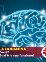 Molecola dopamina - cervello