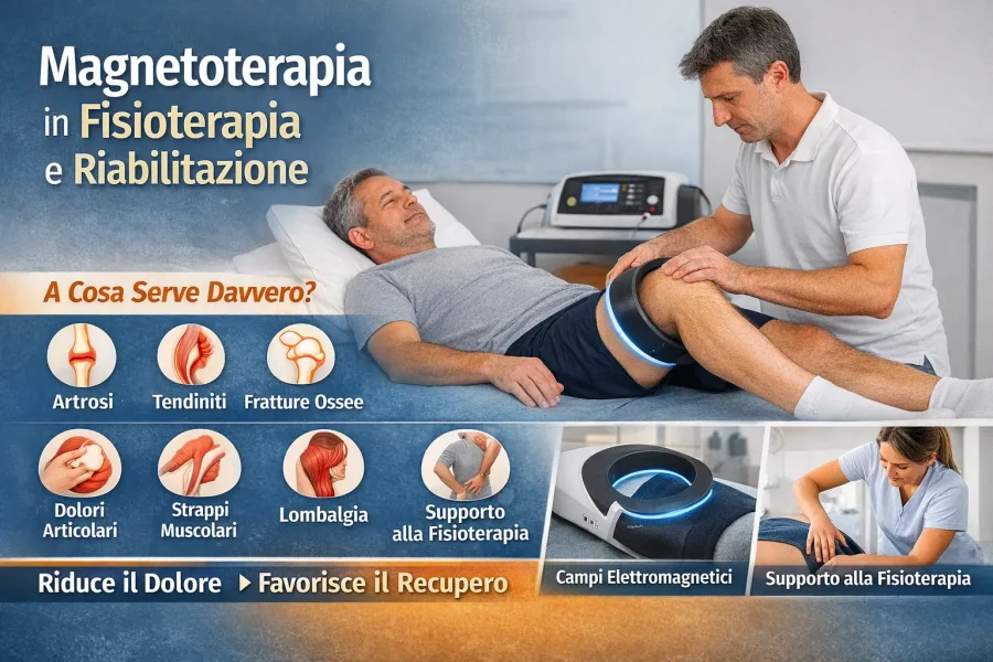 Infografica: Magnetoterapia a cosa serve davvero